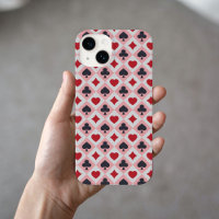 Funda de teléfono de colores de cartas de juego vi