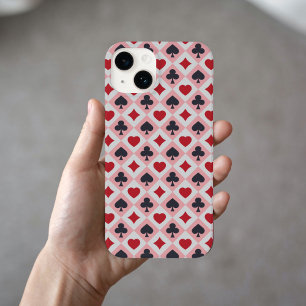Para iPhone 14 Funda de teléfono de colores de cartas de juego vi