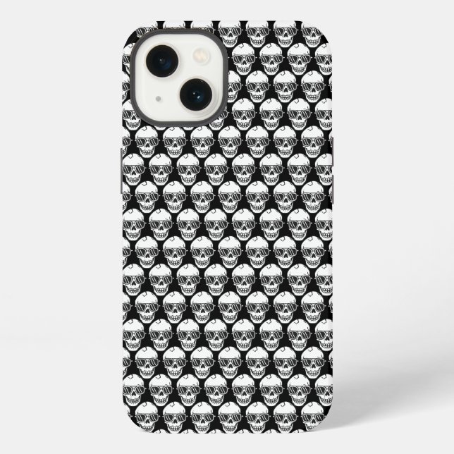 Para iPhone Funda de teléfono de cráneo genial (Reverso )