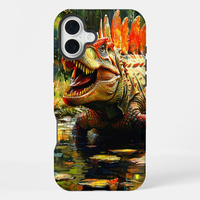 Para iPhone Funda de teléfono de dinosaurio (Reverso )