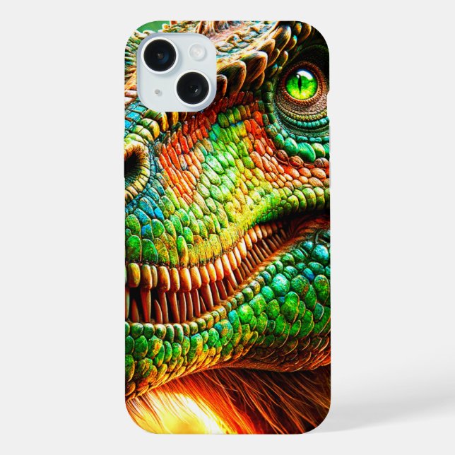 Para iPhone Funda de teléfono de dinosaurio (Reverso )
