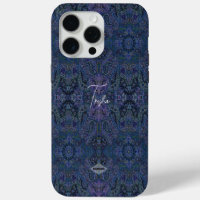 Funda de teléfono de diseño gitano azul