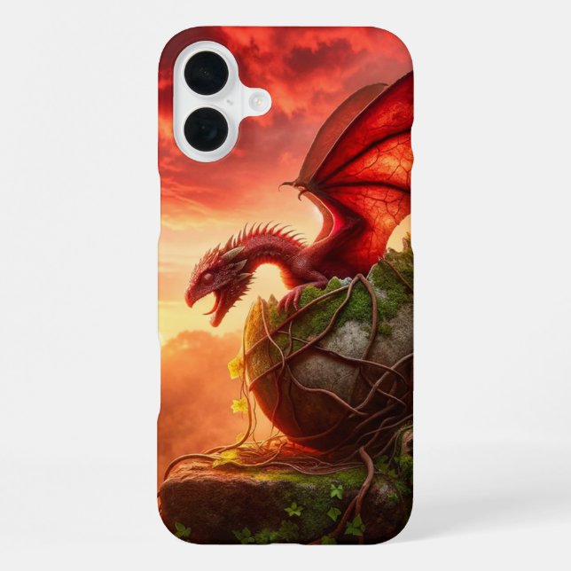 Para iPhone Funda de teléfono de dragón (Reverso )
