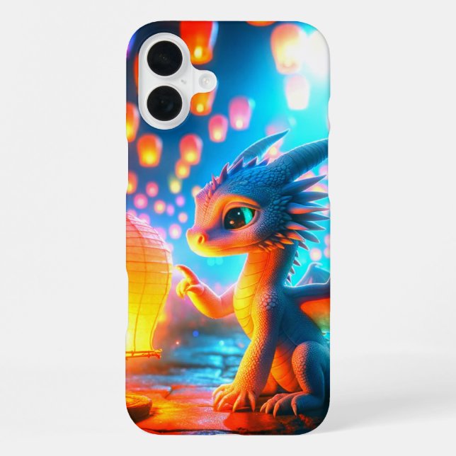 Para iPhone Funda de teléfono de dragón bebé (Reverso )