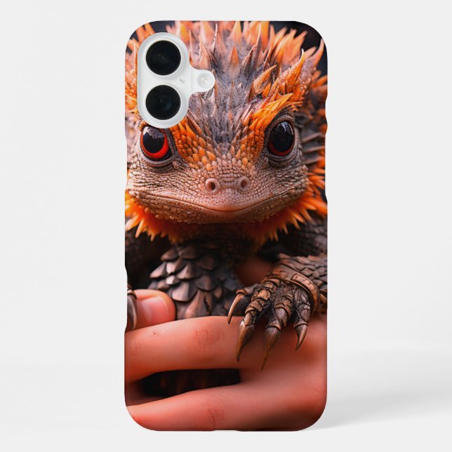 Para iPhone Funda de teléfono de dragón lindo (Reverso )