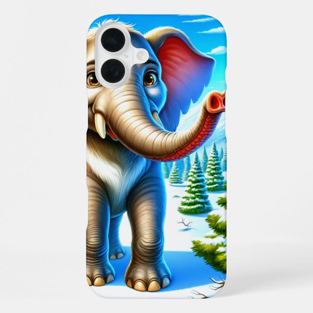 Para iPhone Funda de teléfono de elefante (Reverso )