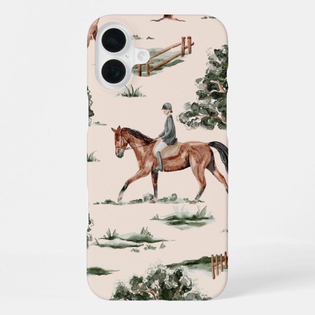 Para iPhone Funda de teléfono de equitación (Reverso )