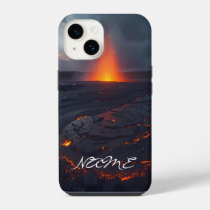Para iPhone 14 Funda de teléfono de flujo de lava personalizada –