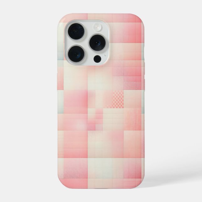 Para iPhone Funda de teléfono de gradiente pastel rosa soñador (Reverso )