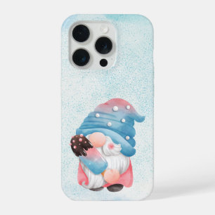 Funda de teléfono de helado de gnomo lindo