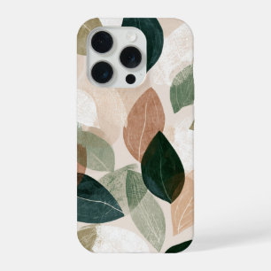 Funda de teléfono de hoja botánica moderna - Tonos