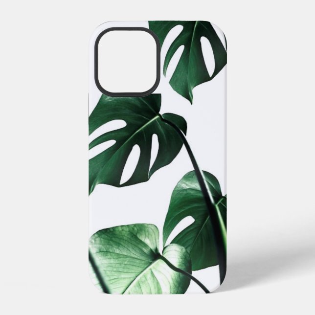 Para iPhone Funda de teléfono de hoja tropical (Reverso )