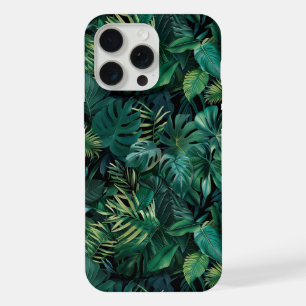 Funda de teléfono de hojas de selva tropical