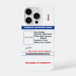 Funda de teléfono de la Agencia Termostato Persona