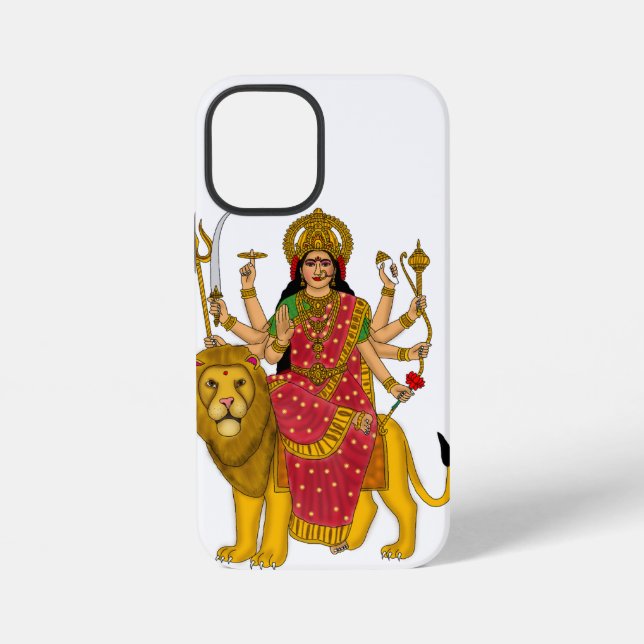 Para iPhone Funda de teléfono de la Diosa Durga (Reverso )