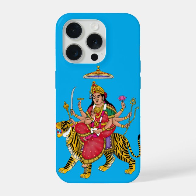 Para iPhone Funda de teléfono de la diosa Durga (Reverso )