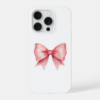 Funda de teléfono de lazo rosa lindo 🎀 | Estilo c
