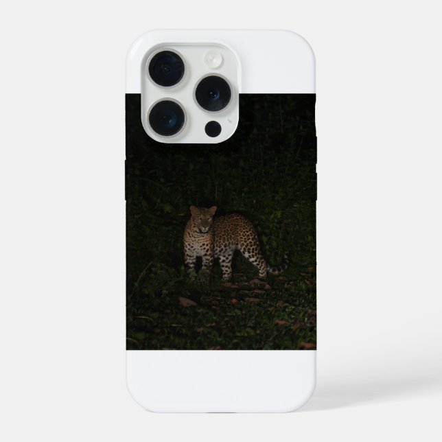 Para iPhone Funda de teléfono de leopardo oscuro (Reverso )