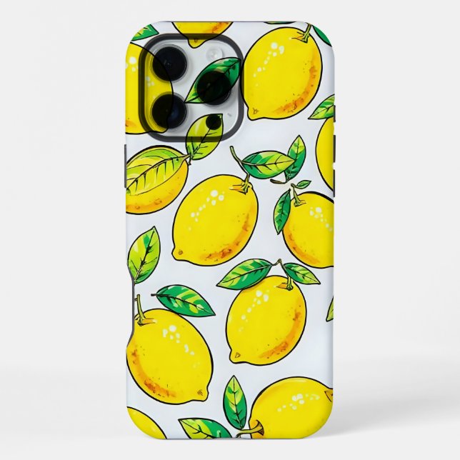 Para iPhone Funda de teléfono de limón (Reverso )
