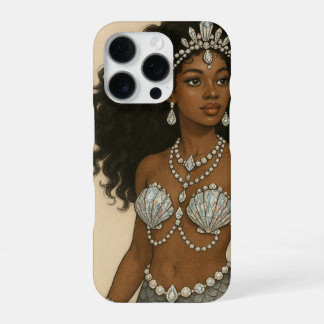 Para iPhone 16 Pro Funda de teléfono de manifestación de sirena