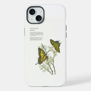 Funda de teléfono de mariposa pintada a mano
