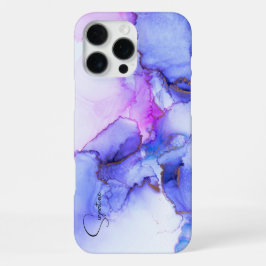 Para iPhone 16 Pro Max Funda de teléfono de mármol de tinta de alcohol az