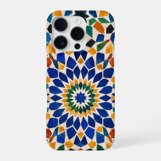 Para iPhone 16 Pro Funda de teléfono de mosaico Zellige marroquí | Az