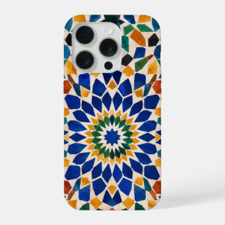 Funda de teléfono de mosaico Zellige marroquí | Az