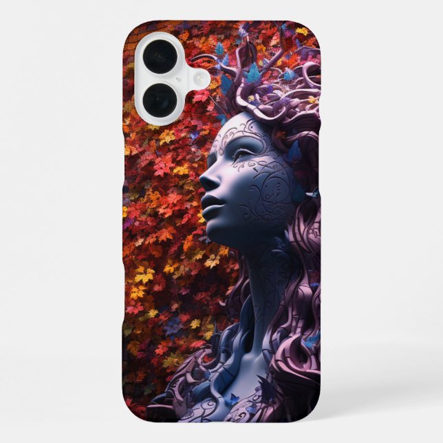 Para iPhone Funda de teléfono de mujer artística (Reverso )