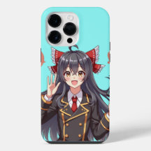 Funda de teléfono de muñeca linda