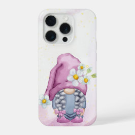 Funda de teléfono de niña gnomo linda