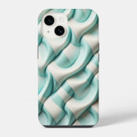 Funda de teléfono de onda geométrica moderna en te