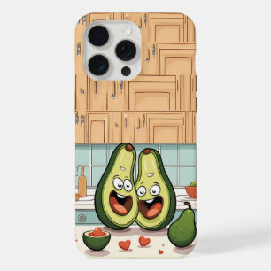 Funda de teléfono de pareja de aguacate lindo Fr
