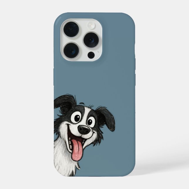 Para iPhone Funda de teléfono de perro lindo (Reverso )