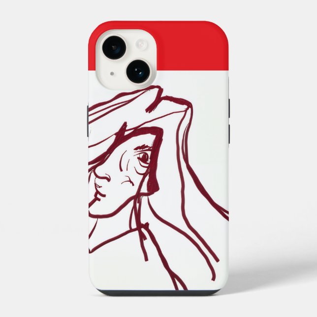 Para iPhone Funda de teléfono de pintura rupestre (Reverso )