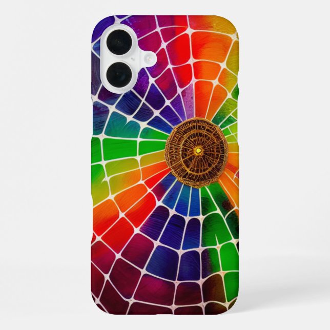 Para iPhone Funda de teléfono de red artística (Reverso )