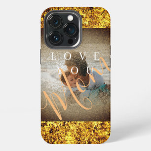 Para iPhone 13 Pro Funda de teléfono del Día de la Madre con foto per
