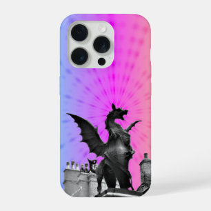 Funda de teléfono del dragón arcoíris