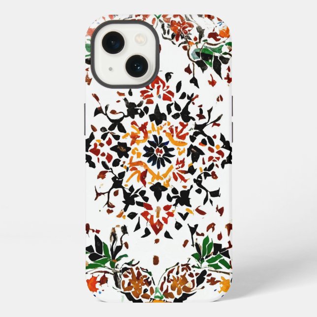 Para iPhone funda de teléfono estilo marroquí (Reverso )