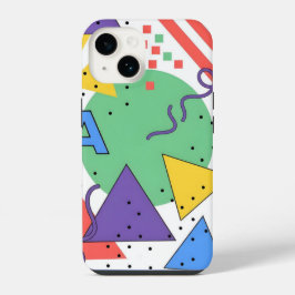 Para iPhone 14 Funda de teléfono estilo Memphis decoración dopami