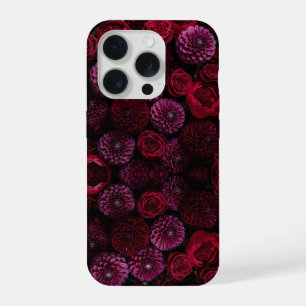 Funda de teléfono floral en burgundy Moood Luxe 3D