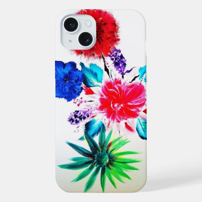 Para iPhone Funda de teléfono Flower Power (Reverso )