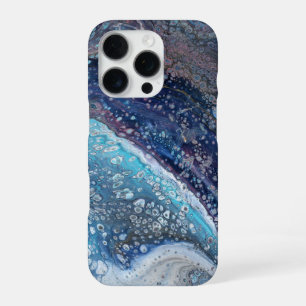 Para iPhone 16 Pro Funda de teléfono Geoda Azul Atracción Natural 2