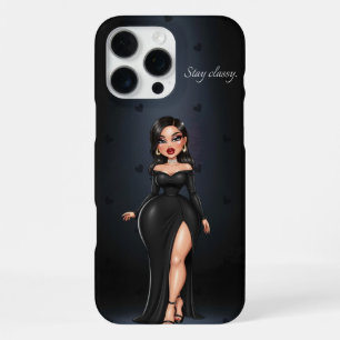 Para iPhone 16 Pro Max Funda de teléfono Glamour Stay Classy