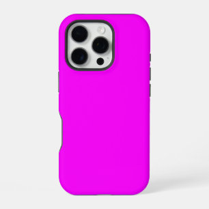 Para iPhone 16 Pro Funda de teléfono magenta rosa