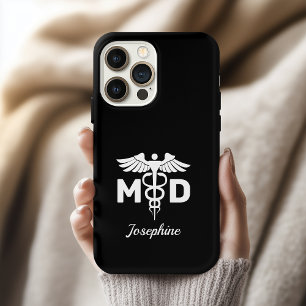Funda de teléfono Medical MD personalizada, regalo