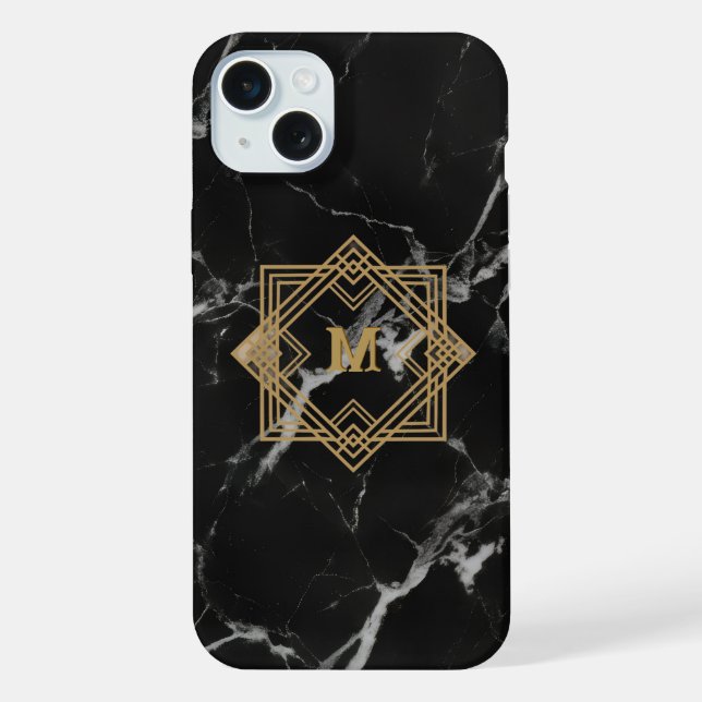 Para iPhone Funda de teléfono moderna personalizada Elegante m (Reverso )