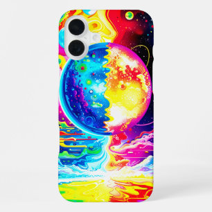 Para iPhone 16 Plus Funda de teléfono Mundo Artístico