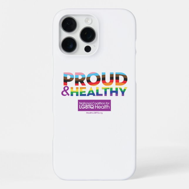 Para iPhone Funda de teléfono orgullosa y saludable (Reverso )