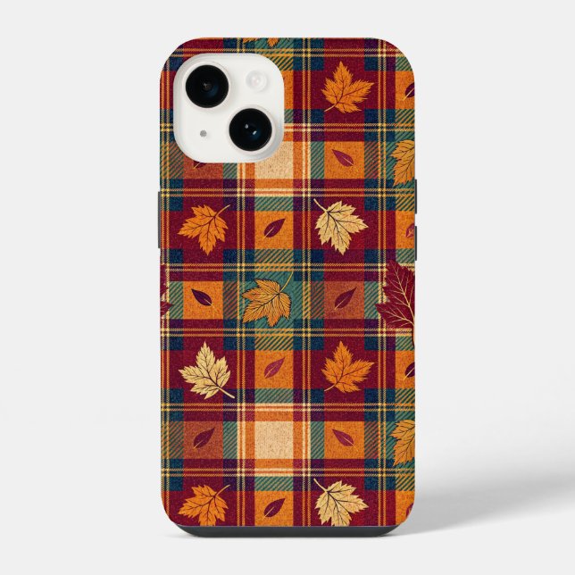Para iPhone Funda de teléfono otoñal chic (Reverso )